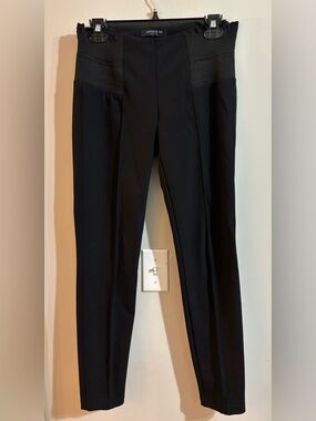 Lafayette 148 New York Black Slim Ponte Leggings